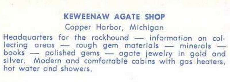 Keweenaw Agate Shop - Vintage Postcard (newer photo)